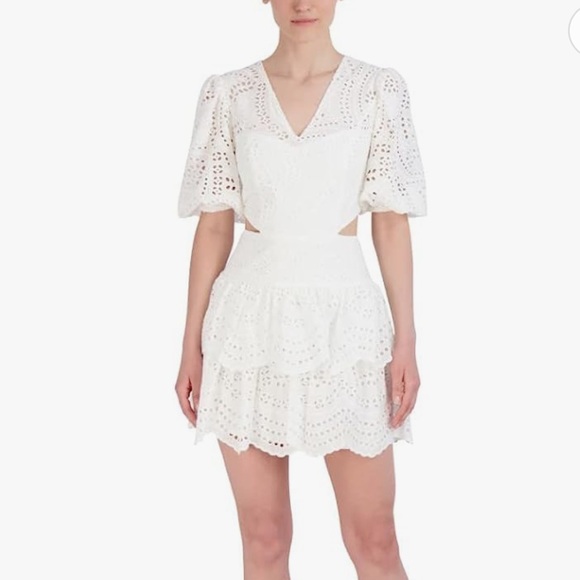 BCBGMaxAzria | Dresses | Bcbgmaxzaria Mini Puff Sleeve Cotton Eyelet Dress | Poshmark BCBGMaxAzria | Dresses | Bcbgmaxzaria Mini Puff Sleeve Cotton Eyelet Dress | Poshmark